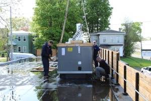 Moving the unit in place